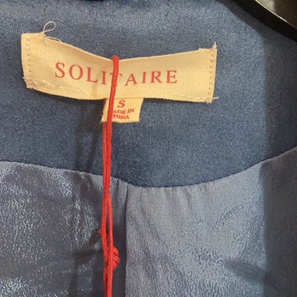 Blue polyester blazer - Picture 6 of 6